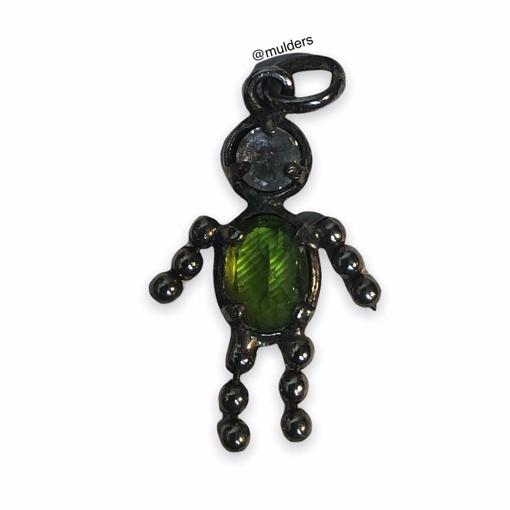 Vintage 90s - y2k Kids Son Boy Keepsake Birthstone August Pendant